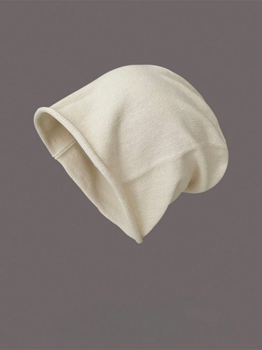 Oversized Slouchy Ribbed Knit Beanie Skull Cap