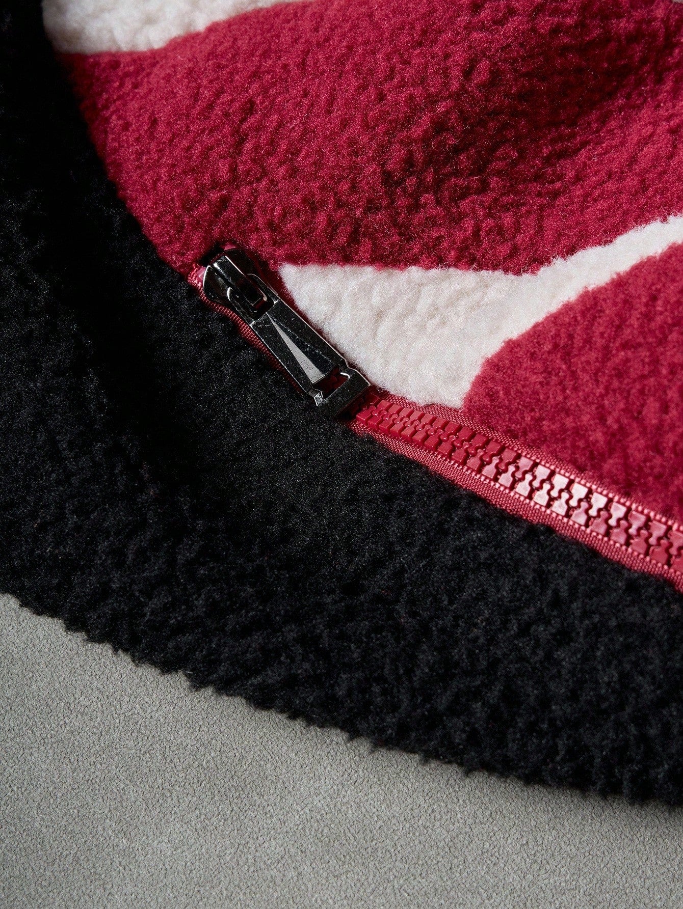 Men's Y2K Patchwork Zip-Up Hoodie Jacket