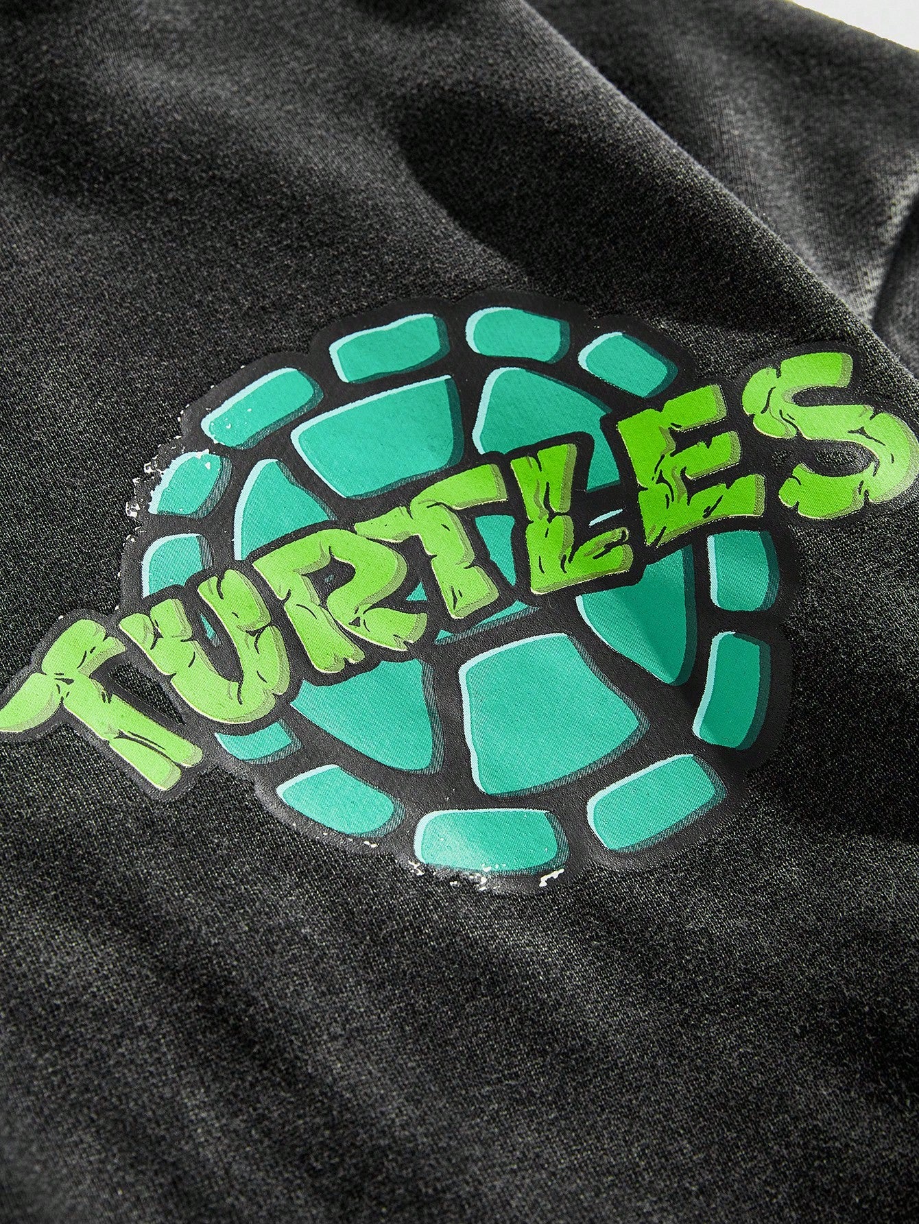 Men's TMNT Printed Zip-Up Hooded Sweatshirt
