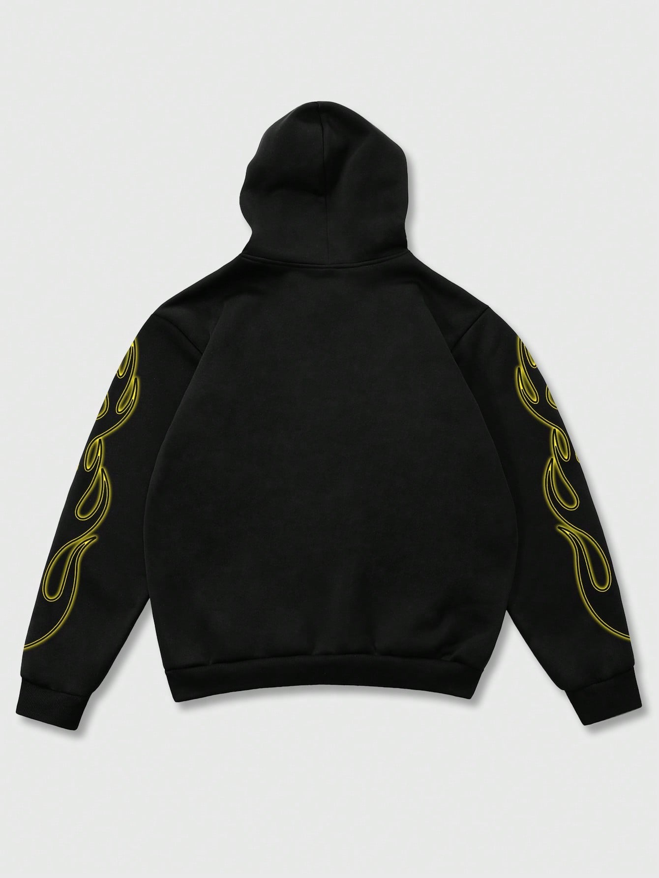Men Streetwear Flame Head Sweatshirt