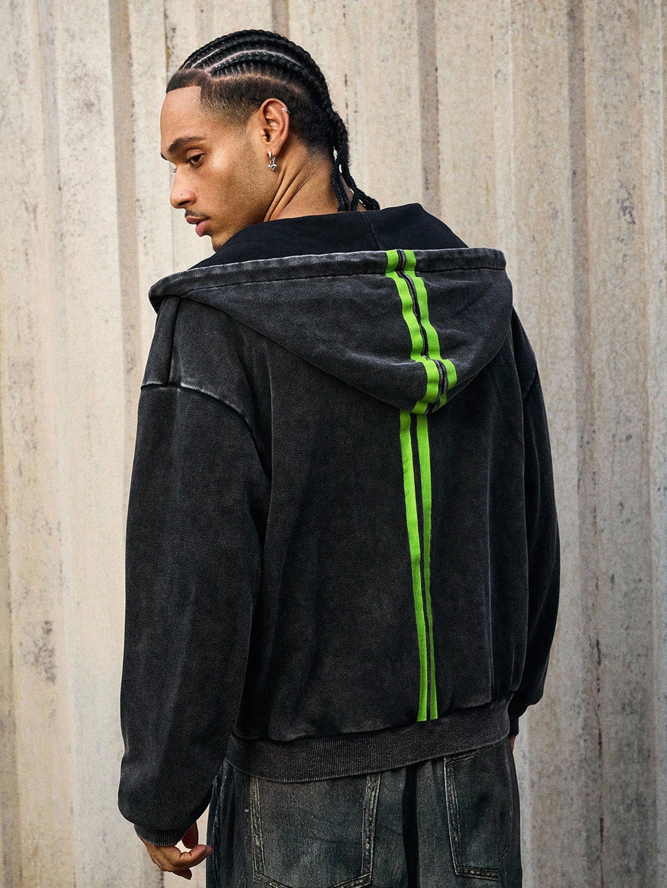 Men's TMNT Printed Zip-Up Hooded Sweatshirt