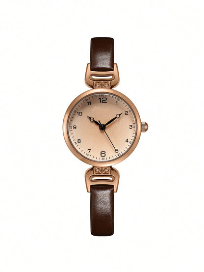 Vintage British Design Petite Dial Women's Quartz Watch