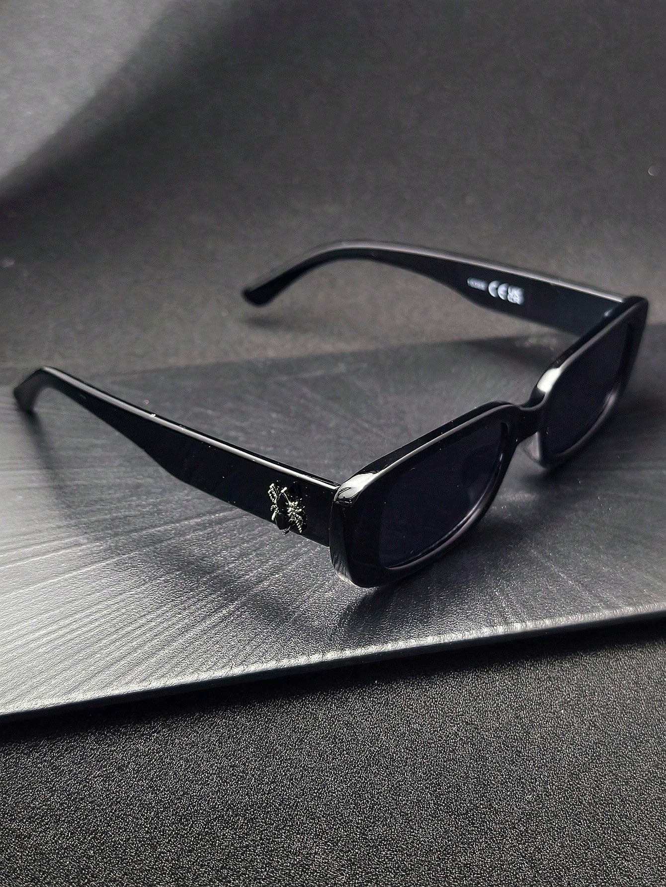 Spider Gemstone Y2K Rimless Small Square Sunglasses