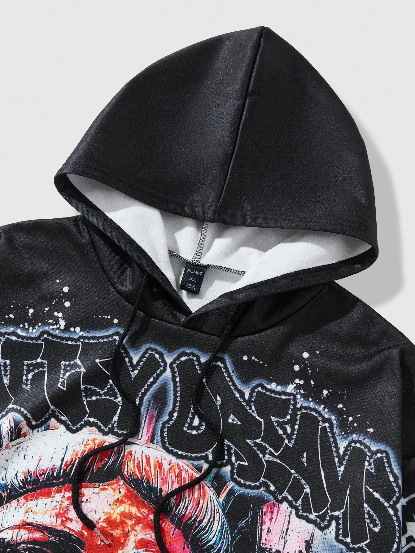 Men Street Life Printed Spring Hoodie