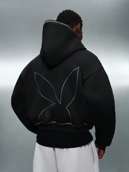 Playboy X Sumwon Crop Fit Heritage Bunny Logo Hoodie