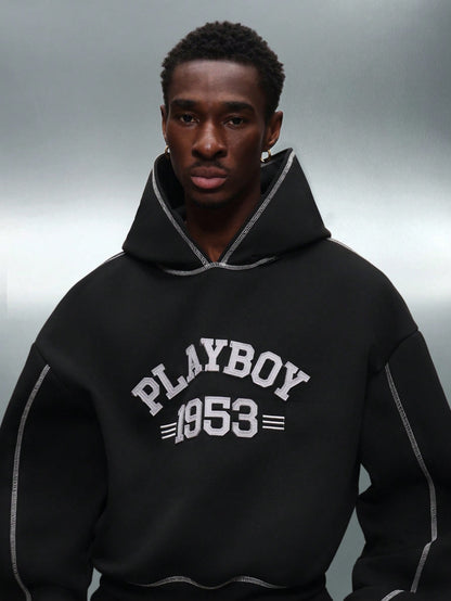 Playboy X Sumwon Crop Fit Heritage Bunny Logo Hoodie