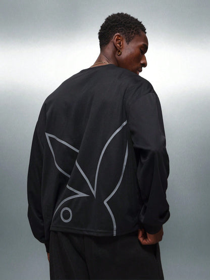 Playboy x Sumwon Crop Long Sleeve Graphic Tee