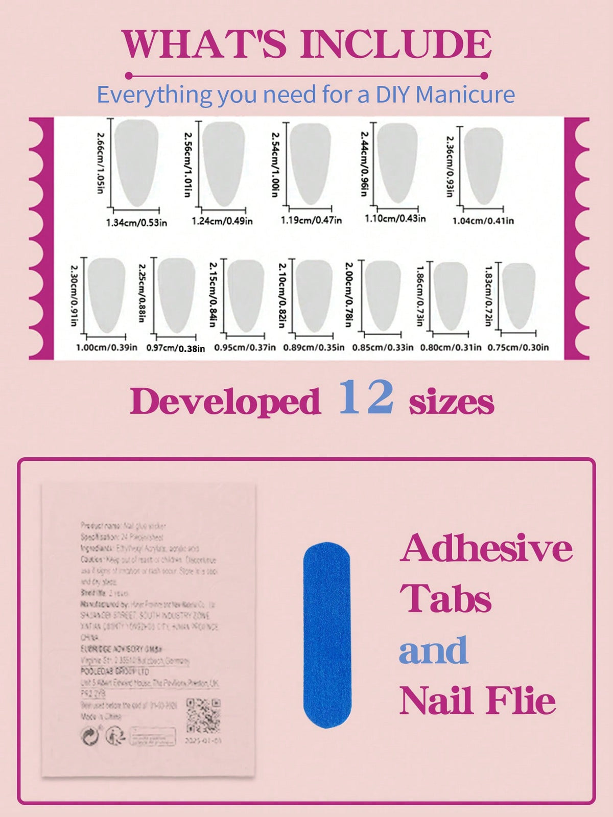 Ombre Brown Almond Press-On Nails