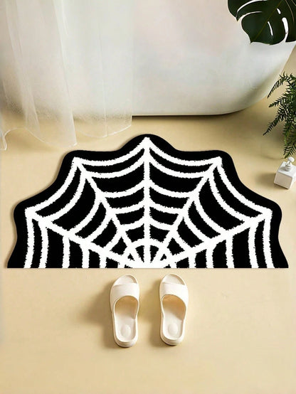 Gothic Spider Web Non-Slip Door Mat