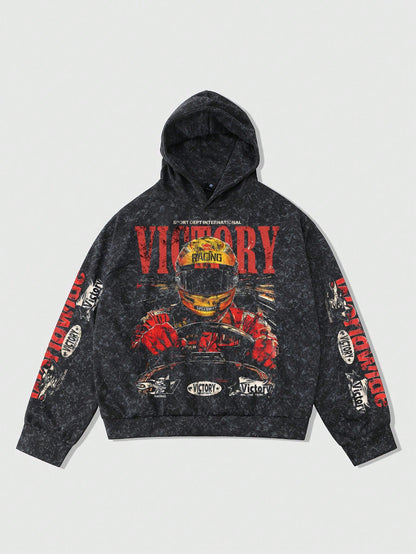 Men Casual Street Life Hoodie