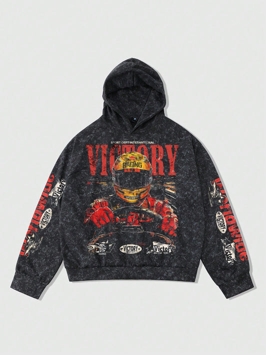 Men Casual Street Life Hoodie
