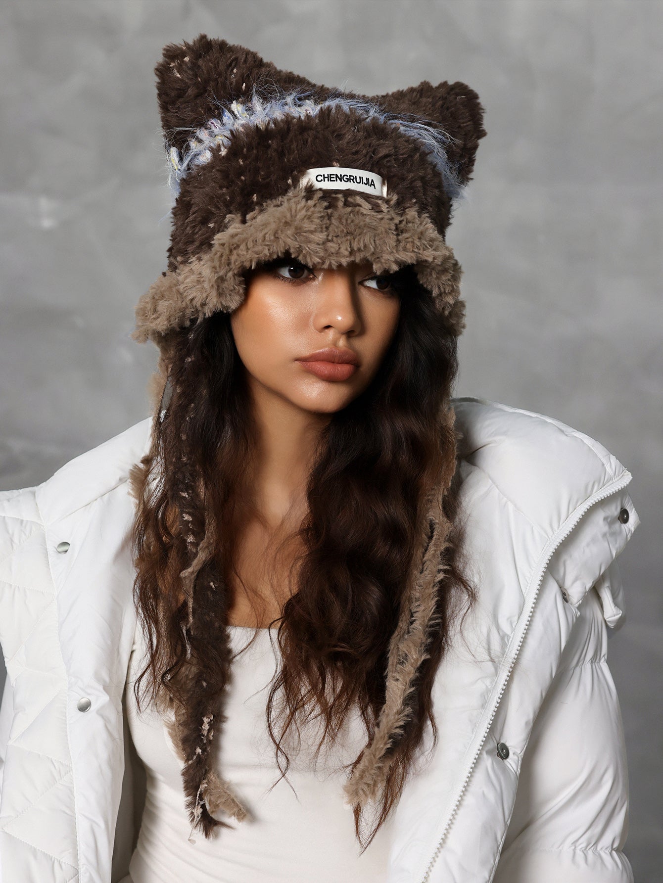 Handmade Y2K Cat Ear Jellyfish Knitted Beanie Hat