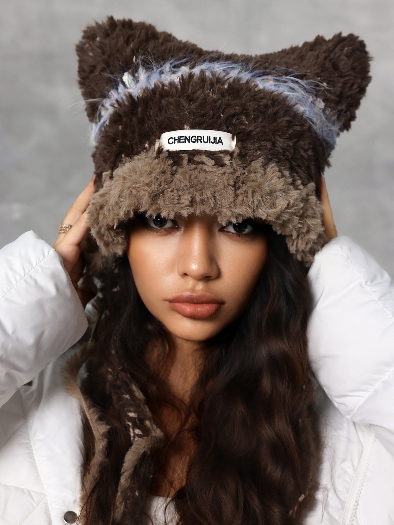 Handmade Y2K Cat Ear Jellyfish Knitted Beanie Hat
