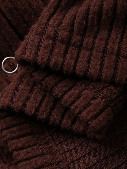 Unique 2pcs Women Fuzzy Camisole Top & Cardigan Set