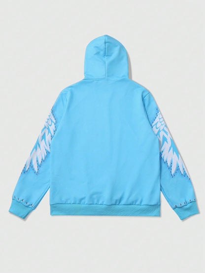 Men Graphic Streetwear Hoodie
