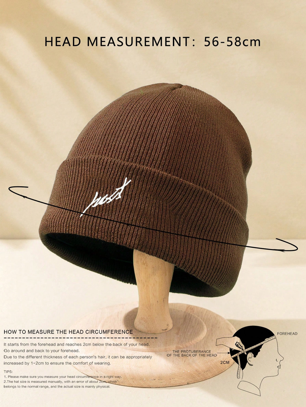 Unisex Y2K Style Knit Ski Hat Winter Warm Beanie