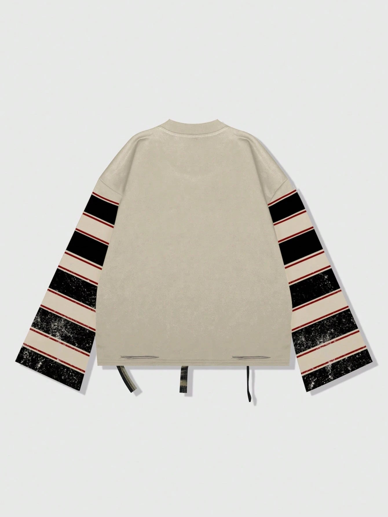 Men Distressed Anime Graphic Tee