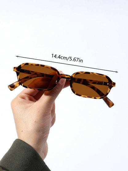 Retro Small Rectangle Street Style Fashion Glasses