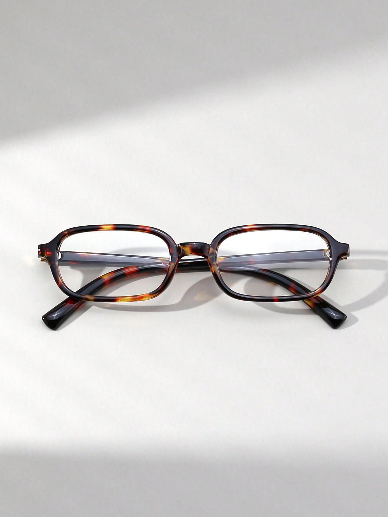 Women's Rectangular Floral Retro Small Frame Glasses