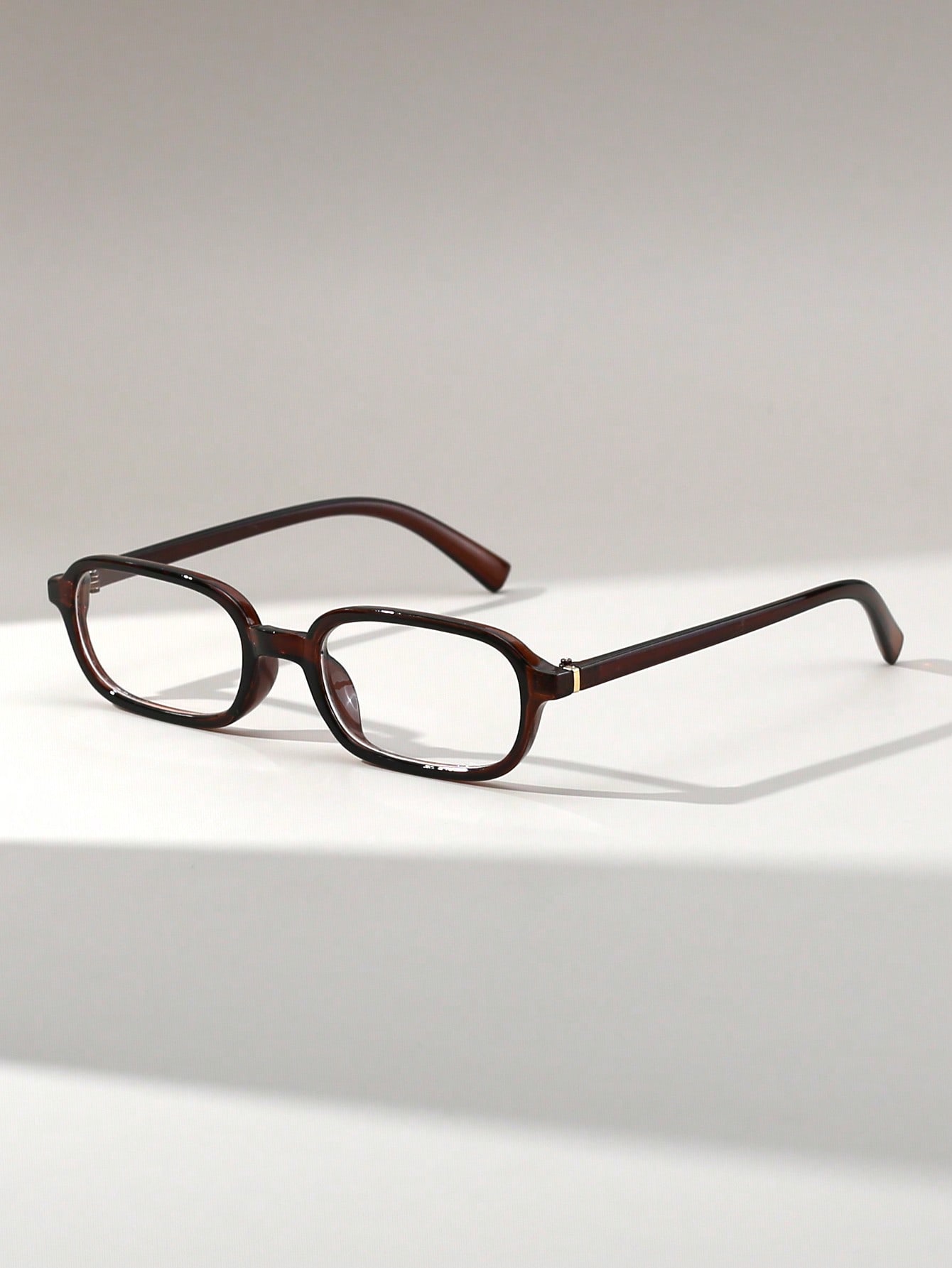 Women's Rectangular Floral Retro Small Frame Glasses