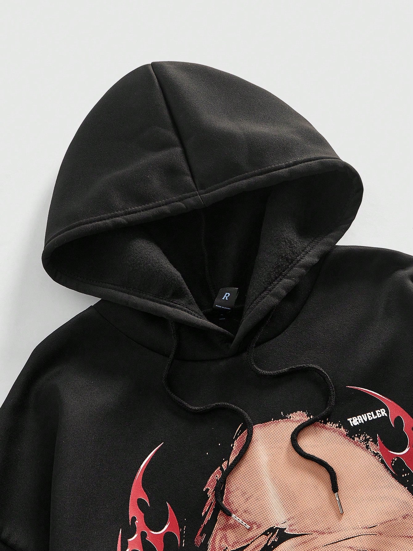 Men Streetwear Graphic Print Hoodie