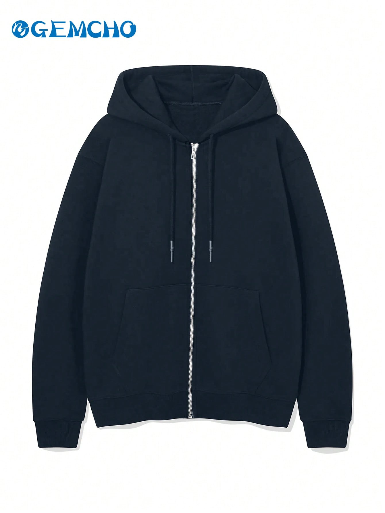 Women's Gray Patchwork Fur Zip Hoodie