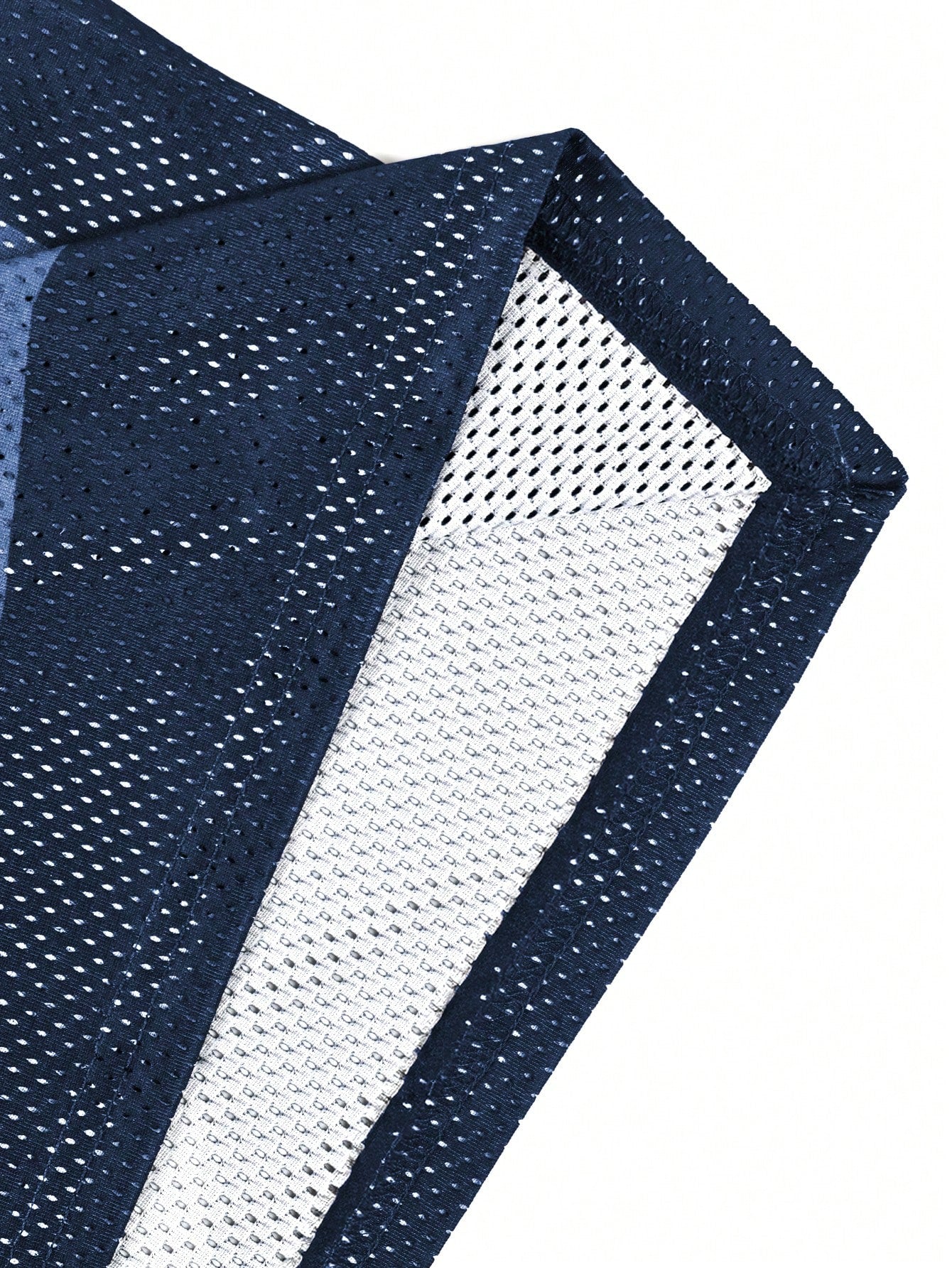 Blue Contrast Striped & Angel Print V-Neck Jersey