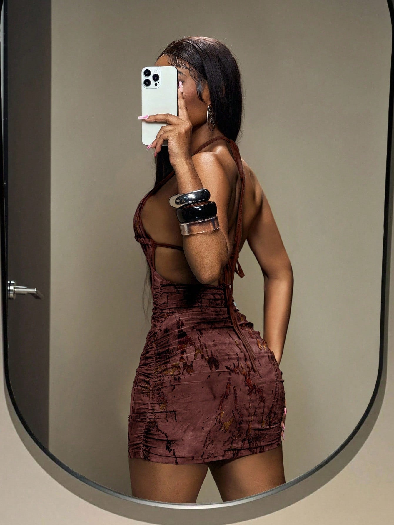 Halter Backless Beaded Bodycon Mini Dress 2025 Sexy Summer Wear