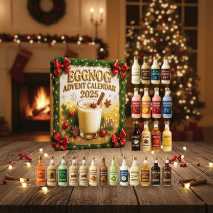 Eggnog Advent Calendar 2025 Christmas Ornament Miniatures