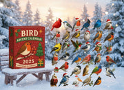 Bird Advent Calendar 2025 24 Mini Bird Ornaments For Christmas Countdown Holiday Gift For Nature Lovers  Woodland Decor Fans