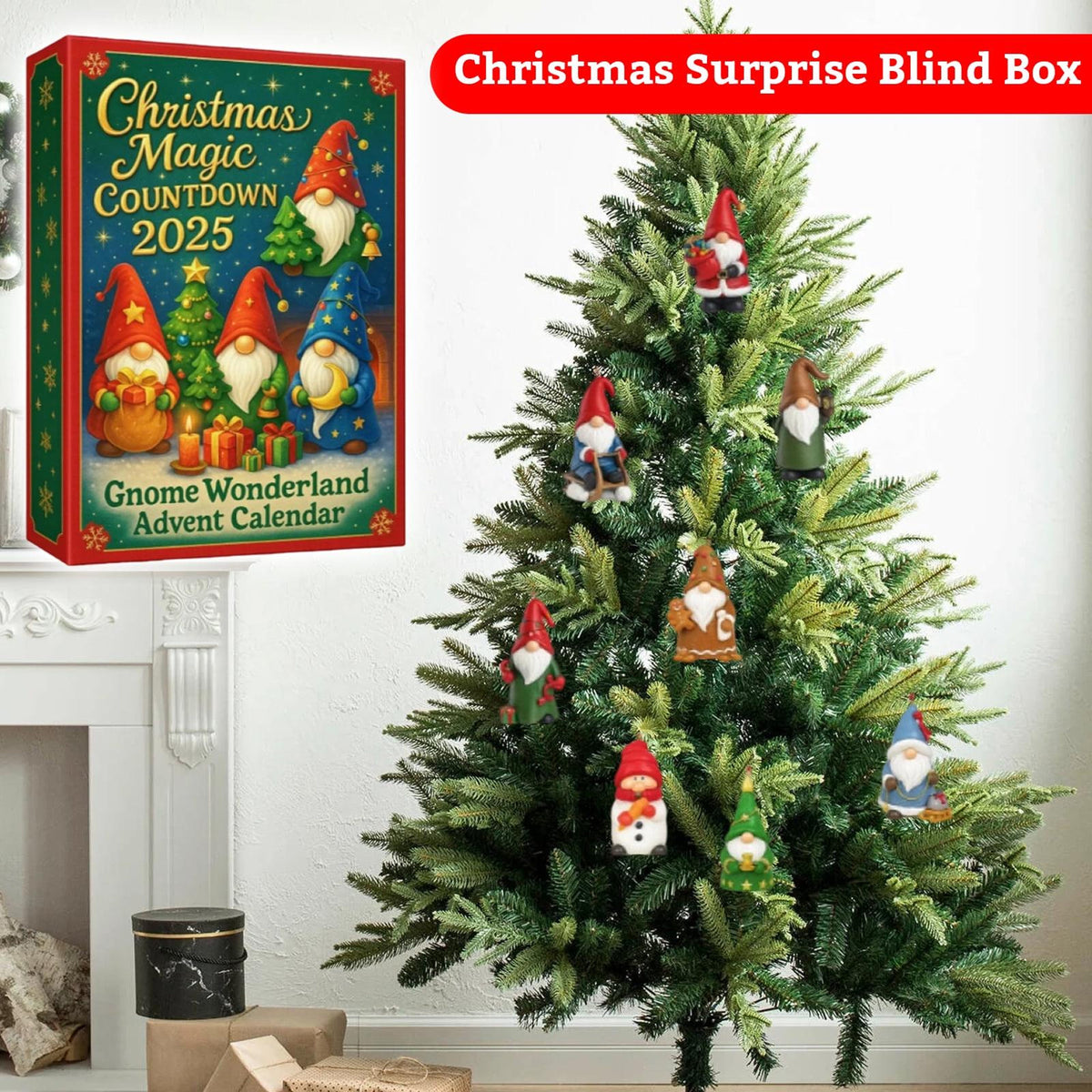 Christmas Gnome Wonderland Advent Calendar Magical Countdown Gift Box Christmas Gift Gift For Kids Christmas Decor