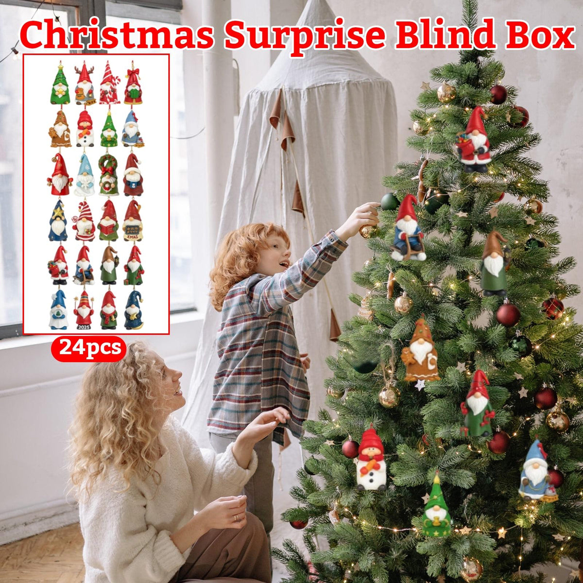 Christmas Gnome Wonderland Advent Calendar Magical Countdown Gift Box Christmas Gift Gift For Kids Christmas Decor