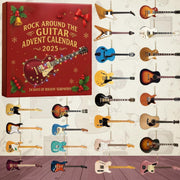Guitar Advent Calendar 2025 Limited Edition 24 Mini Instrument Ornaments Box Music Lovers Rock And Roll Christmas Countdown Gift