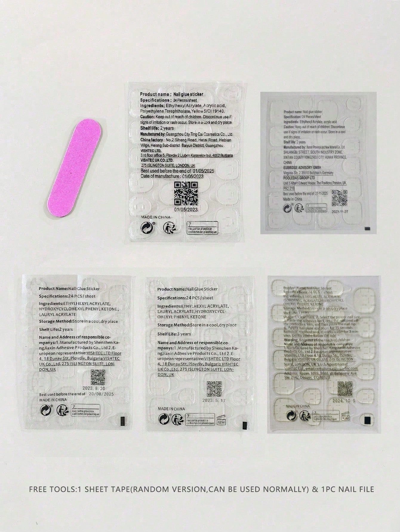 10pcs Handmade Black Ombre Floral Almond Press-On Nails