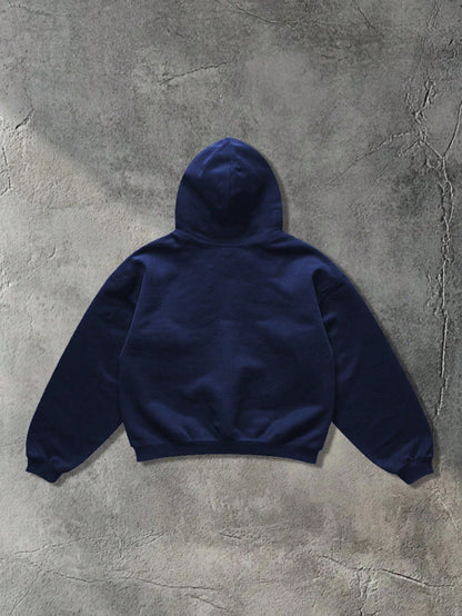 Men Y2K Diamond Spider Web Hoodie