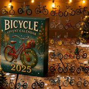 Bicycle Advent Calendar 2025 Acrylic Bike Ornament Set