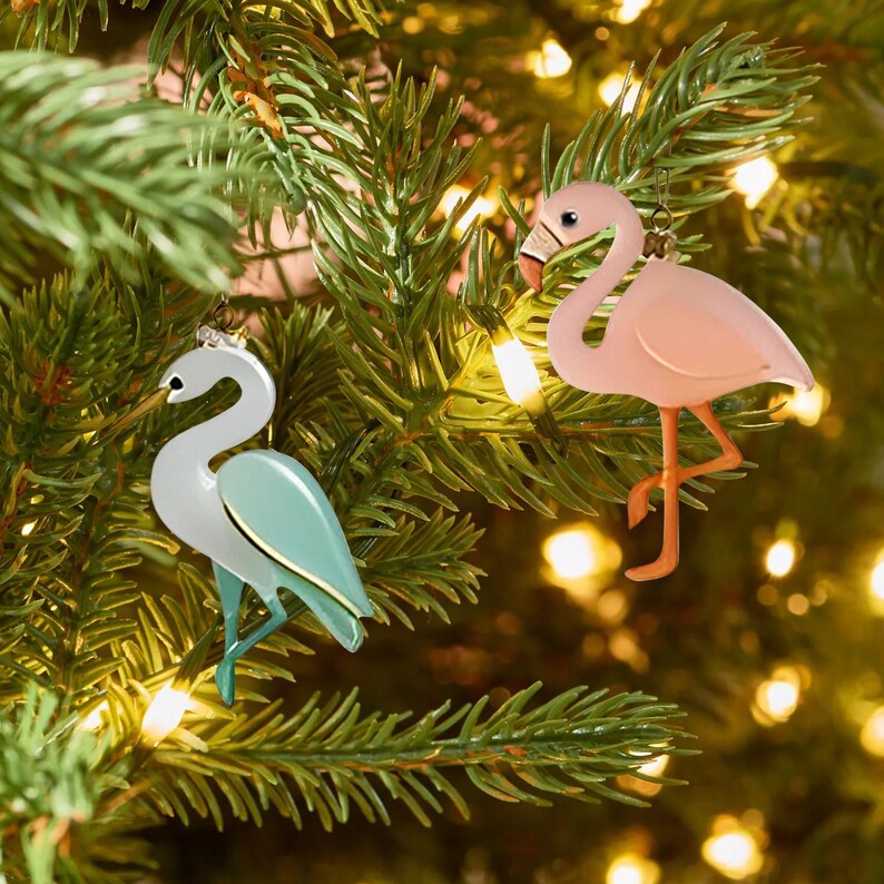 Bird Advent Calendar 2025 24 Day Bird Figurines  Vintage Christmas Ornament Countdown