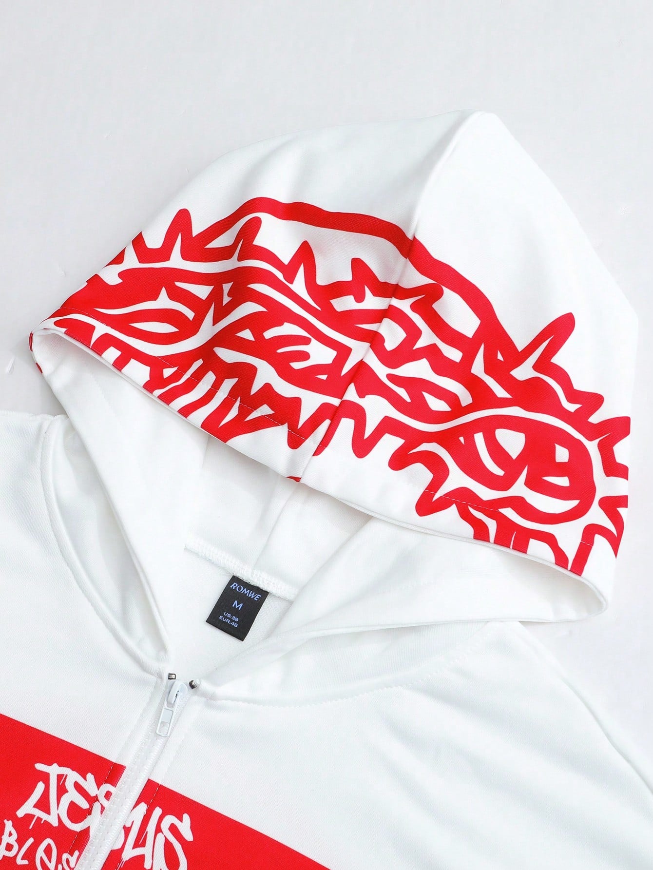 Men Portrait Religious Zip Hoodie