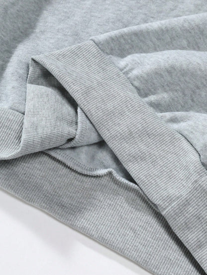 Men's Los Angeles Graphic Thermal Lined Blue Hoodie