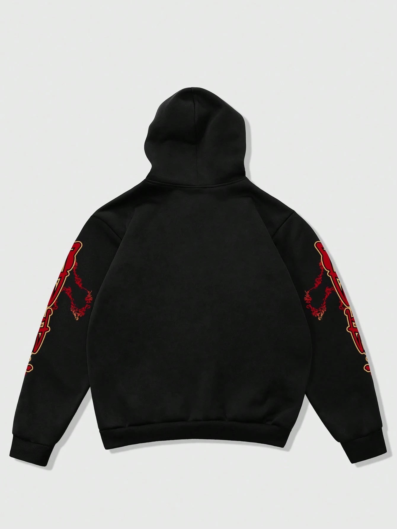 Men Eye Graphic Print Hoodie