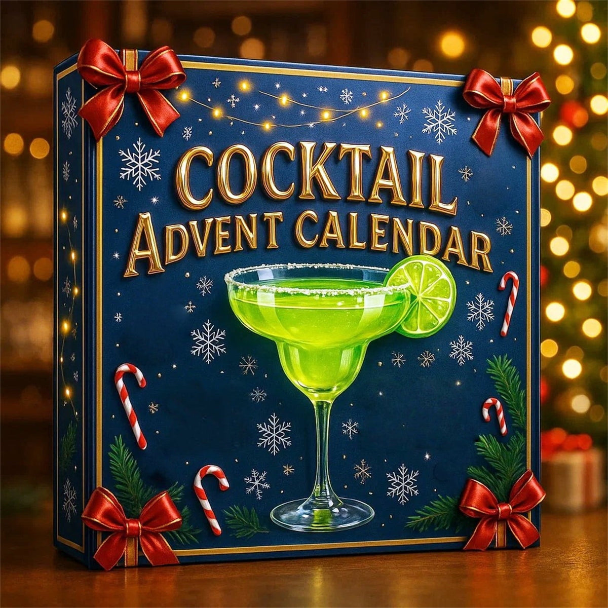 2025 Cocktail Advent Calendars 24 Days Alcohol Beautiful Bottle Countdown Calendar With 24 Cocktails Christmas 2d Acrylic Ornamentwreath Mantel Wall Garden Living Room Bedroom Holiday Party