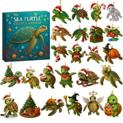 Sea Turtle Advent Calendar Christmas Gift For Familyfriends