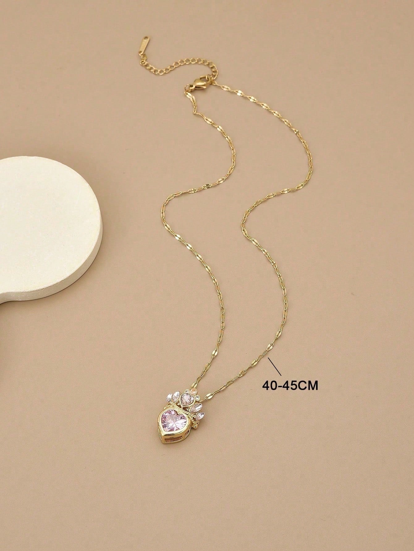 Stainless Steel Heart Necklace for Women – Gift for Mom & Valentine’s Day