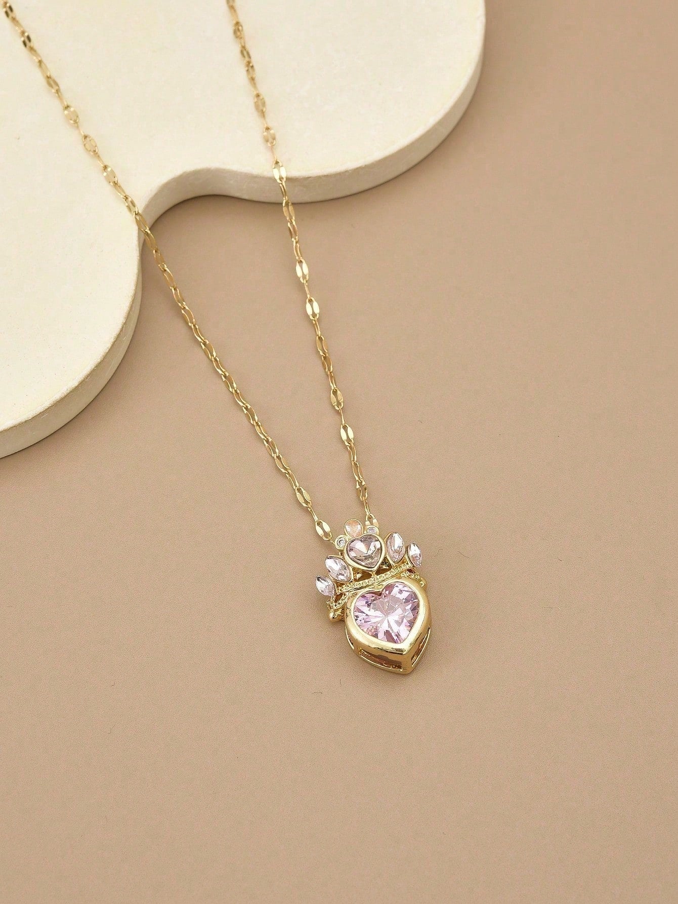 Stainless Steel Heart Necklace for Women – Gift for Mom & Valentine’s Day