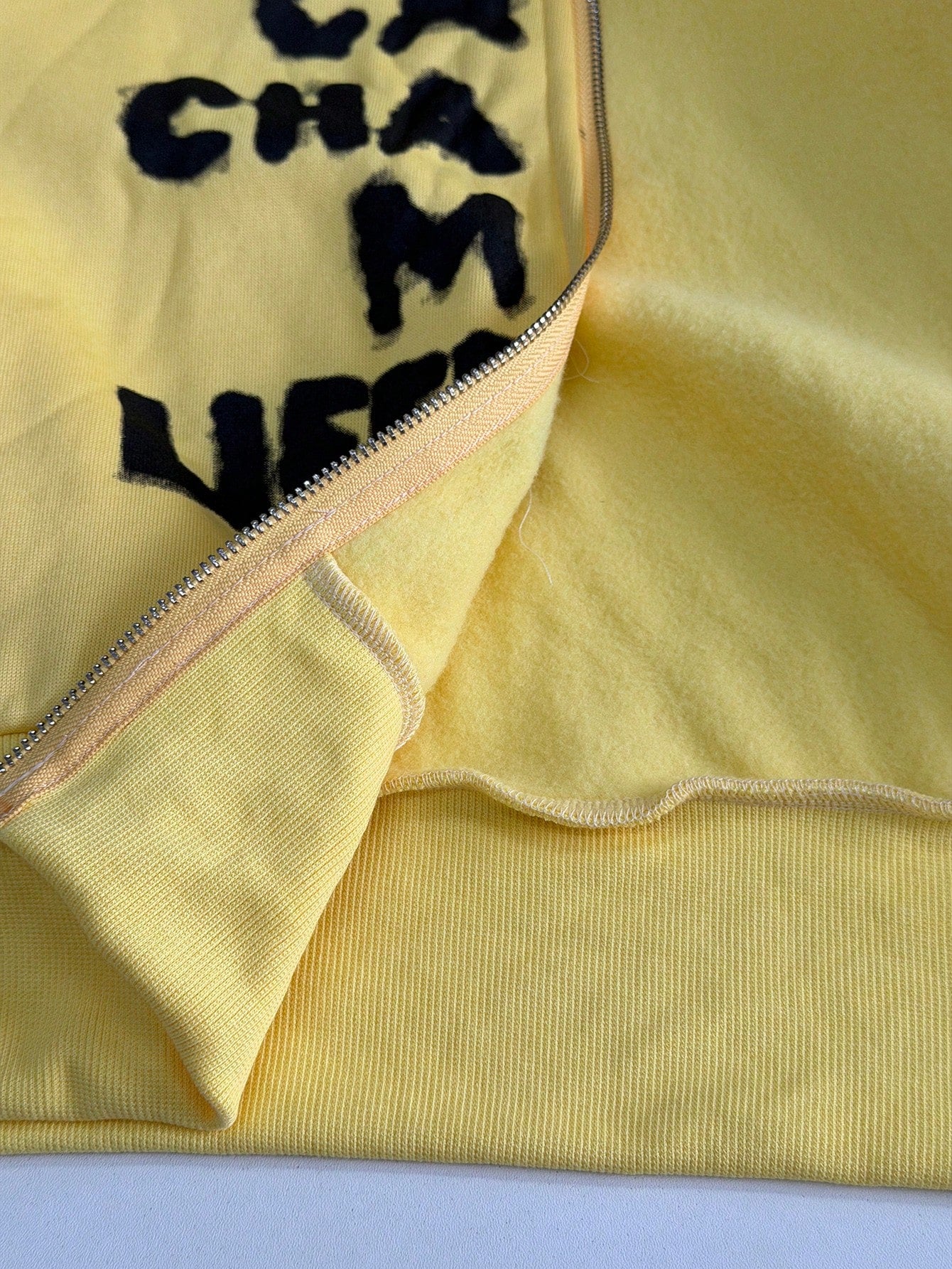 Y2k Graffiti Fur Collar Thermal Hoodie