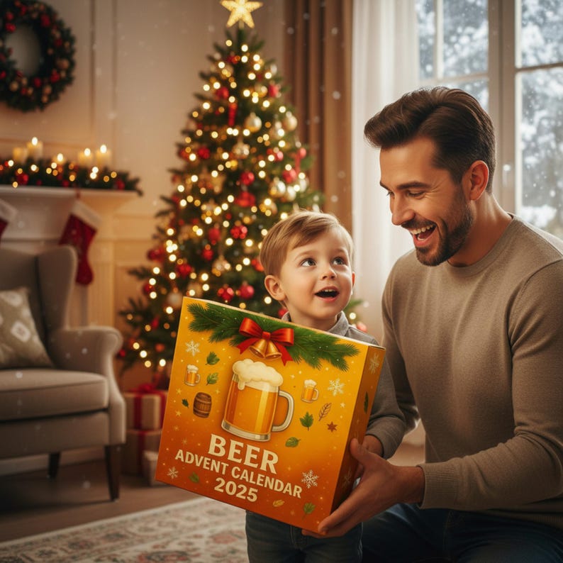 Beer Advent Calendar 2025  24 Mini Craft Beer  Inspired Ornaments  Craft Beer Blind Box Ornament Advent Calendar  Gift  Gift For Him