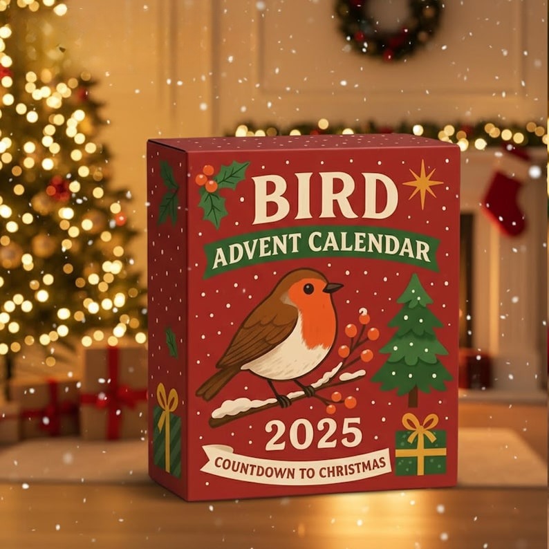 Bird Advent Calendar 2025 24 Bird Figurines For Nature Lovers And Collectors Christmas Countdown Gift For Birdwatchers And Wildlife Fans