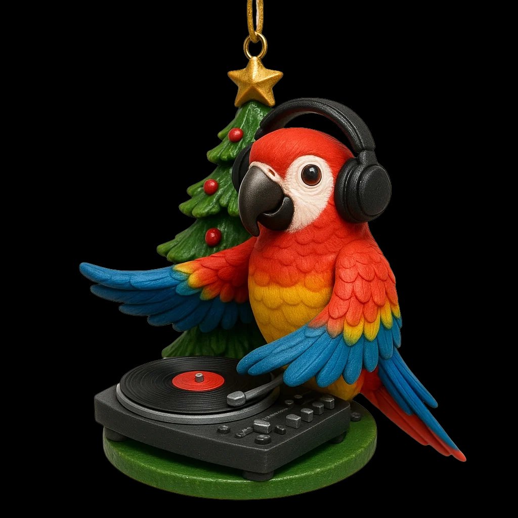 Parrot Advent Calendar 2025 24 Days Christmas Countdown Advent Calendars For Bird Lovers Reusable Keepsake Gifts