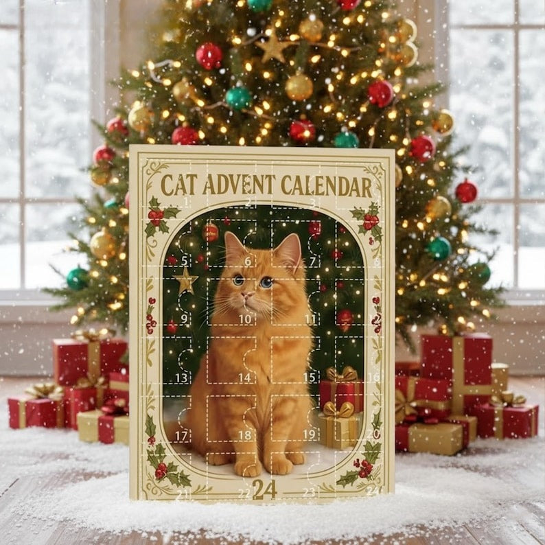 Cat Lovers Advent Calendar 2025 24 Cute Kitten Figurines For Pet Owners And Collectors Christmas Countdown Gift For Cat Moms