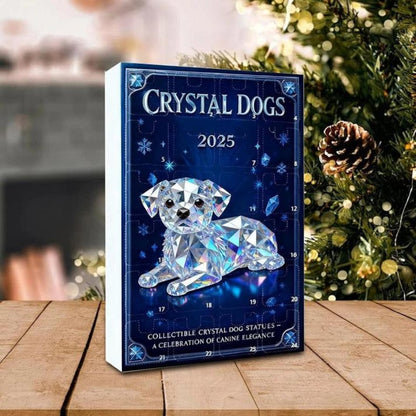 Crystal Dog Advent Calendar Christmas Gift For Dog Lovers Dog Breed Gift Acrylic Blind Box Countdown Calendar Pet Lovers Dog Mom Dad